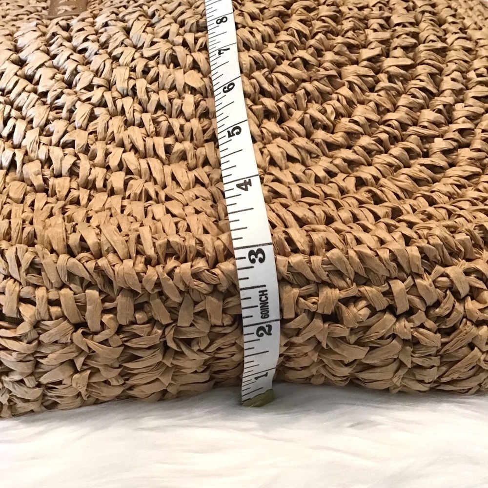 Last 1️⃣! Round woven camel beach bag - Picture 5 of 8